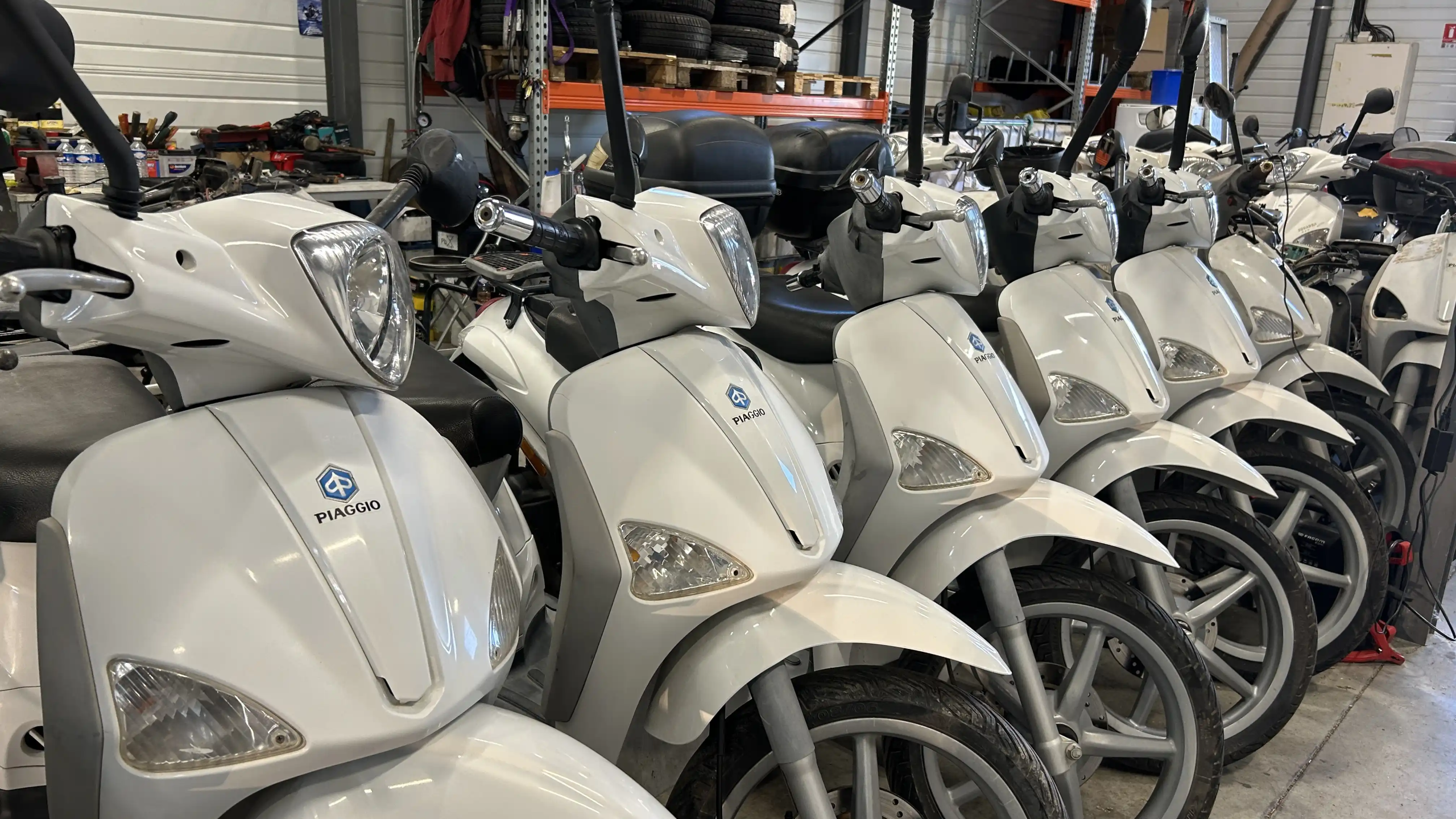 Scooters à la revente